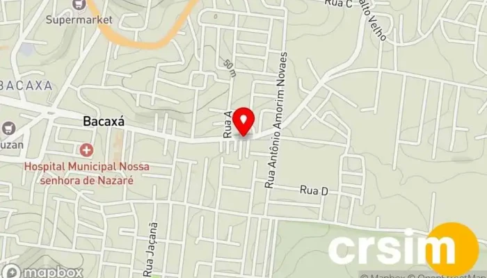mapa de L12 STORE Loja de moda masculina em Saquarema