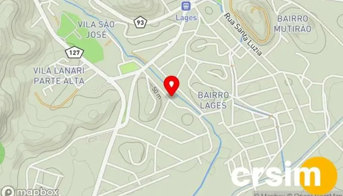 mapa de La Bella Boutique Loja de moda feminina em Paracambi