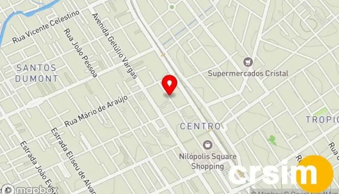 mapa de La belle Modas Loja de moda feminina em Nilópolis