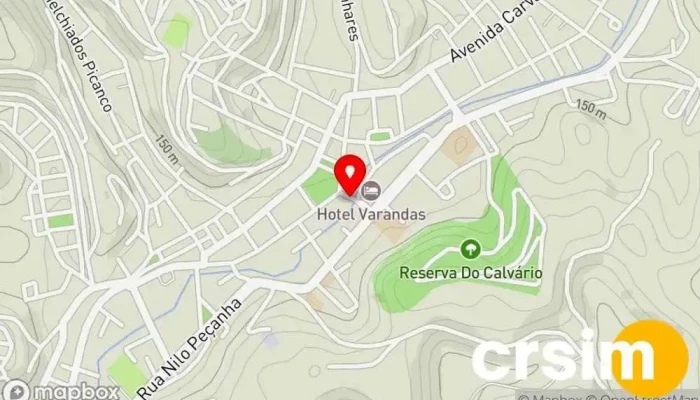 mapa de Laços e Gravatas Loja de Roupa em Miracema