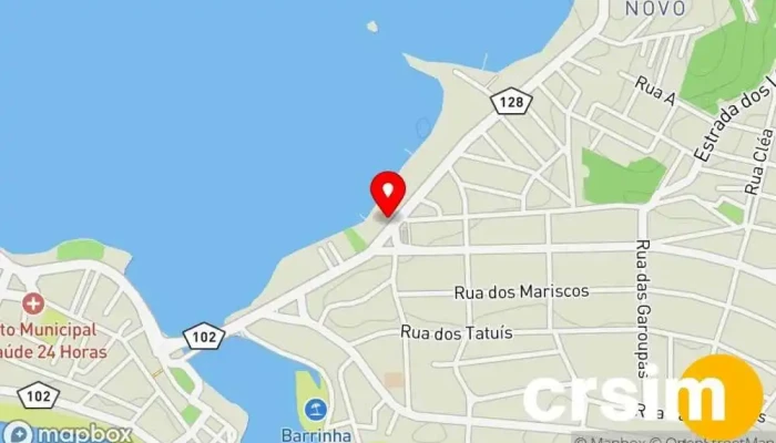 mapa de Lake's Shopping Shopping center em Saquarema
