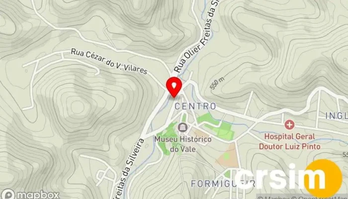 mapa de Lan Byte Loja de eletrônicos em Rio das Flores