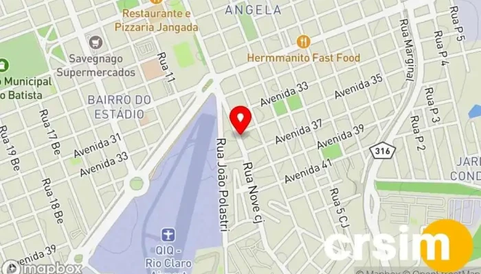 mapa de LaVilla Multimarcas Loja de Roupa em Rio Claro