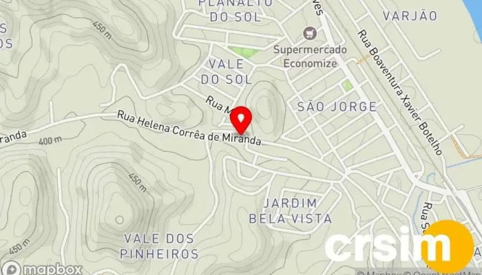 mapa de Leidy modas Loja de Roupa em Pinheiral