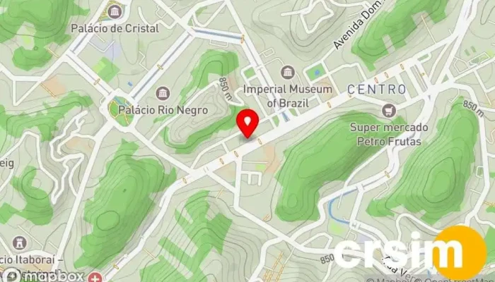 mapa de Liv Decorador de interiores, Loja de presentes, Papelaria em Petrópolis
