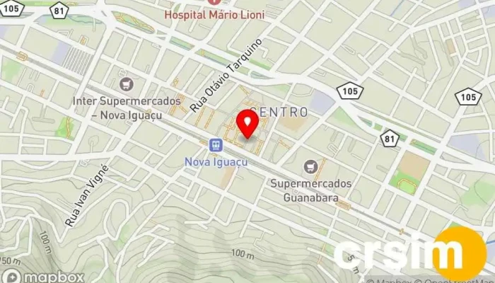 mapa de Lobo Modas em Nova Iguaçu Loja de moda masculina em Nova Iguaçu