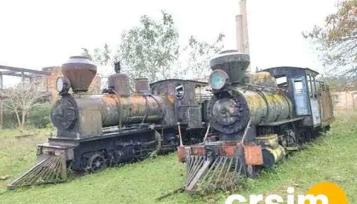 Locomotivas da usina Quissamã - Quissamã