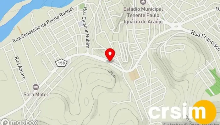 mapa de Loja BBB Loja de Roupa em Itaocara