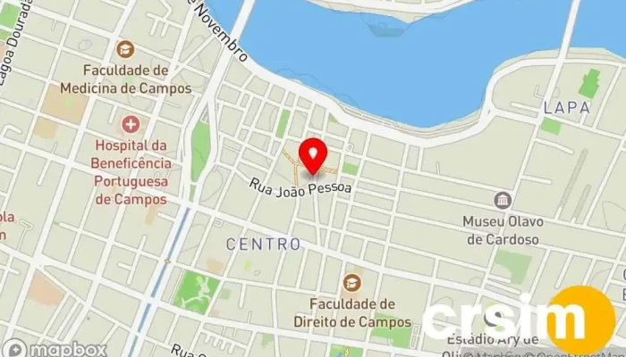 mapa de Loja caçulinha Loja de Roupa em Campos dos Goytacazes