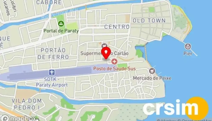 mapa de Loja Casual Moda'S Loja de roupas para ocasiões formais em Paraty