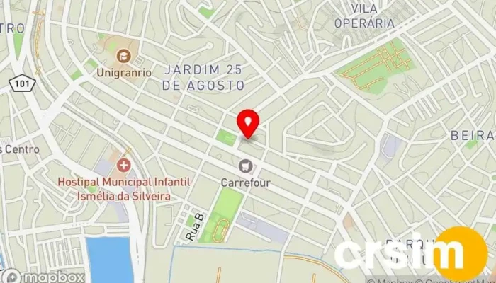 mapa de Loja Cerejja Loja de moda feminina em Duque de Caxias
