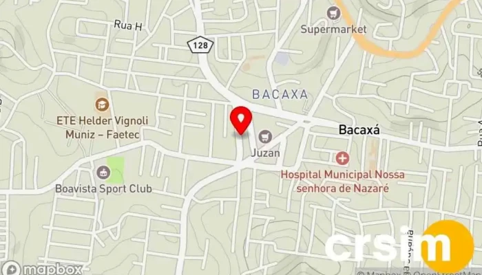 mapa de Loja Colaborativa Saquarts Loja de presentes, Artesanato em Saquarema