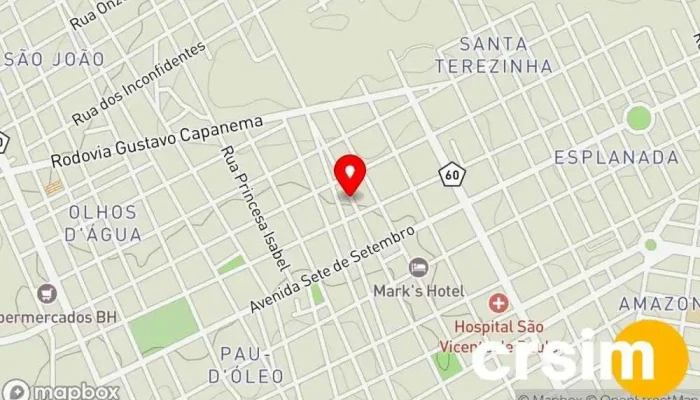 mapa de Loja da Bethe Loja de Roupa em - CENTRO
