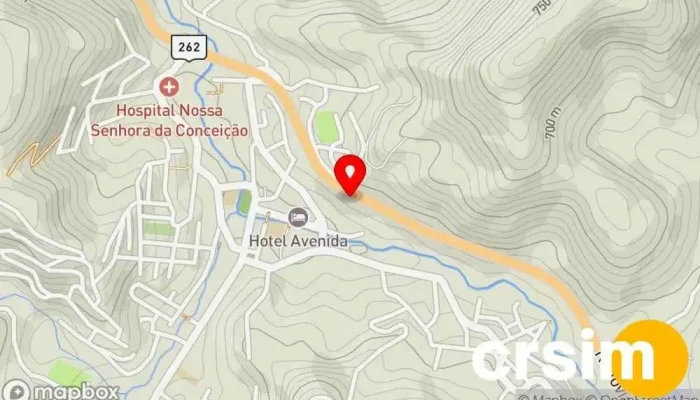 mapa de Loja de moveis Santa Rita Abre Campo Loja de móveis em MG