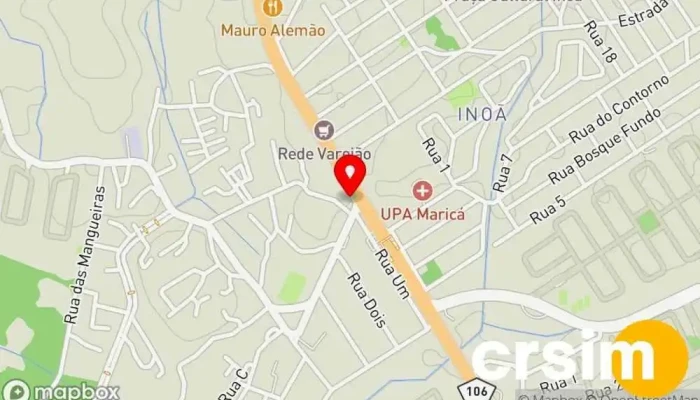 mapa de Loja de Roupa Feminina - Estação da Moda (Inoã) Loja de Roupa em Maricá