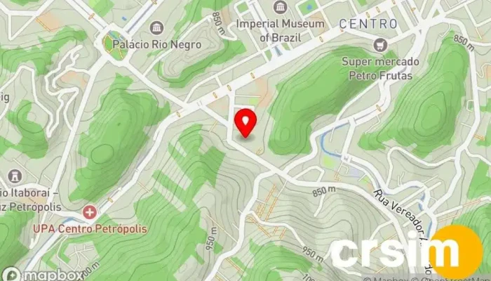 mapa de Loja Divino Corpo Petrópolis Loja de Roupa em Petrópolis