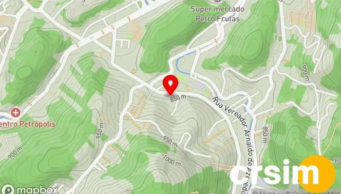 mapa de Loja Divino Corpo Petrópolis Loja de Roupa, Loja de moda feminina em Petrópolis