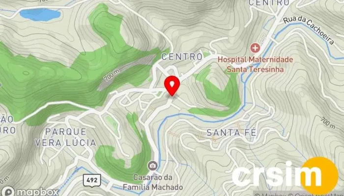 mapa de Loja El Shaday Loja de Roupa em São José do Vale do Rio Preto