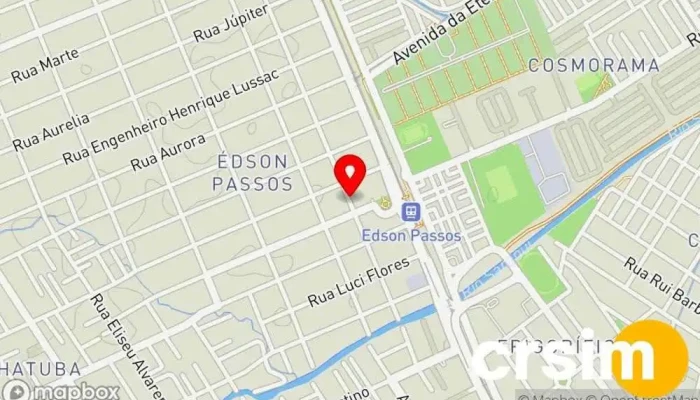 mapa de Loja Excluzziva Loja de Roupa em Mesquita