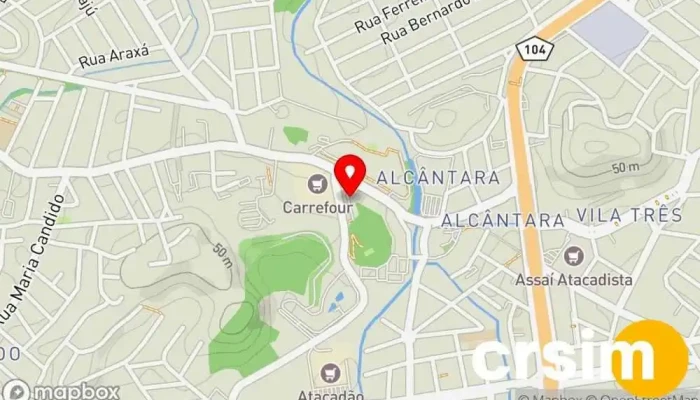 mapa de Loja Fluide Loja de Roupa em São Gonçalo