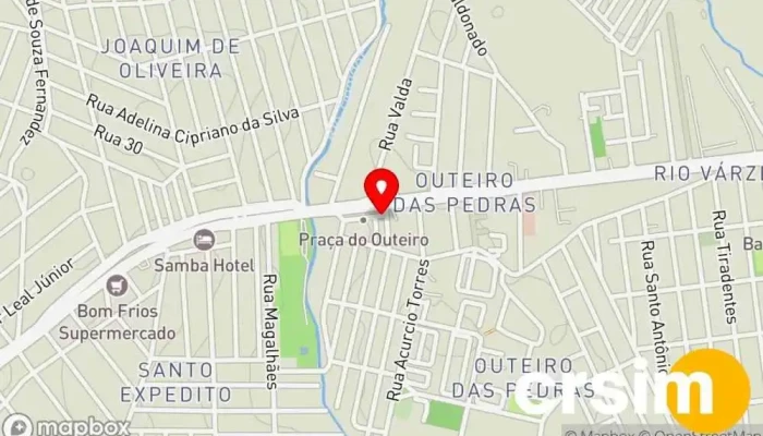 mapa de Loja imperio das modas Loja de Roupa em Itaboraí