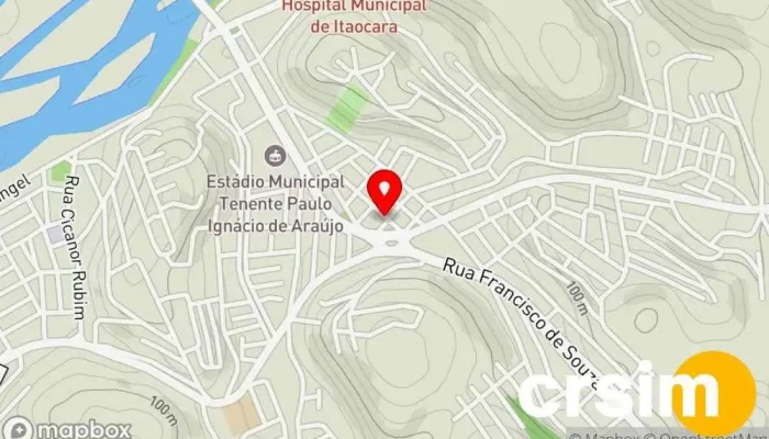 mapa de Loja Lu Modas Loja de Roupa em Itaocara
