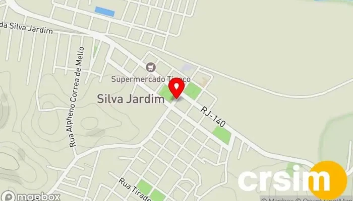 mapa de Loja Mara Star Loja de Roupa em Silva Jardim