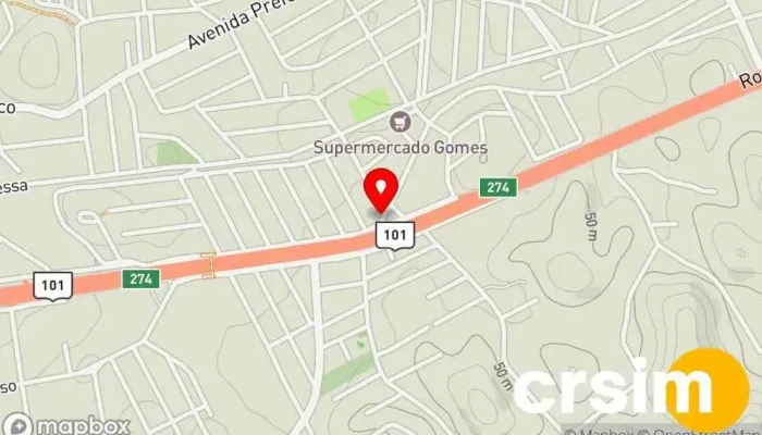 mapa de Loja Mixtura Feminina Loja de Roupa em Tanguá