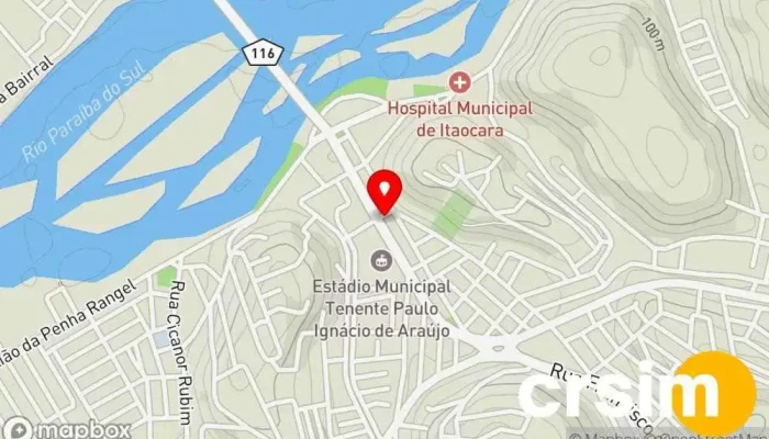 mapa de Loja Mundo Magico Loja de artigos para festas em Itaocara