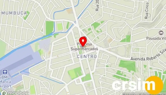 mapa de Loja Oficial do Flamengo Maricá Loja de artigos esportivos em Maricá