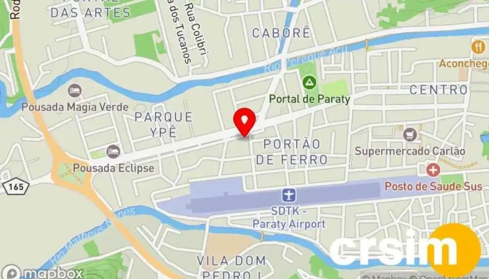 mapa de Loja Oi - Shopping Paraty Loja de celulares em Paraty