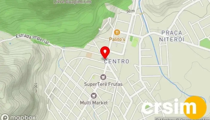 mapa de Loja Renalluc Loja, Papelaria em Guapimirim