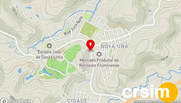mapa de Loja Top Rio Loja de Roupa em São José de Ubá