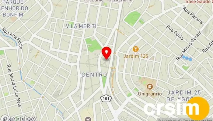 mapa de Loja Vivo Loja de celulares em Duque de Caxias