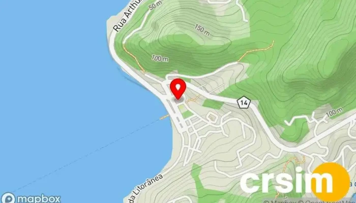 mapa de Loja Vivo Loja de celulares em Mangaratiba