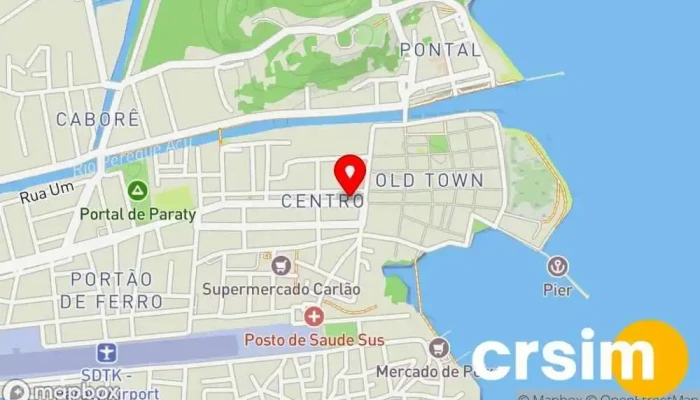 mapa de Loja Vivo Loja de celulares em Paraty