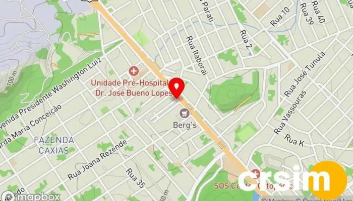 mapa de Loja Vivo Loja de celulares em Seropédica