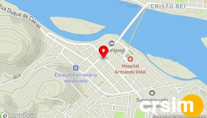 mapa de Loja Vivo Loja de celulares em São Fidélis