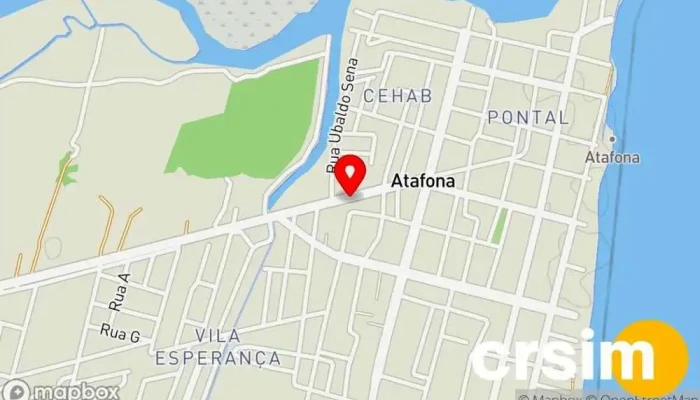 mapa de Lojão do Márcio Loja de Conveniência em São João da Barra