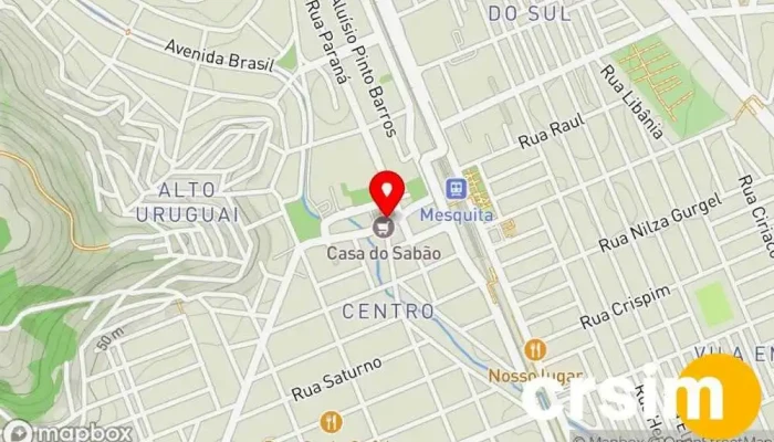 mapa de Lojas CEM Loja de eletrodomésticos, Loja de eletrônicos em Mesquita