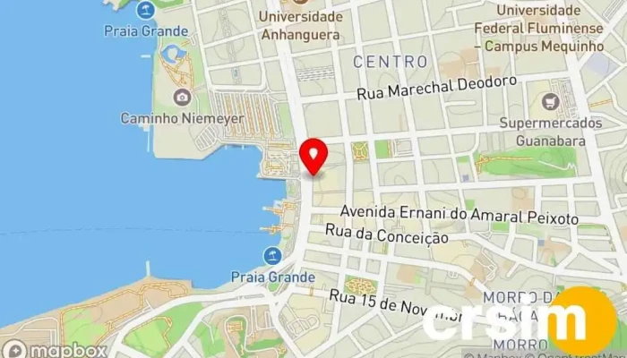 mapa de Lojas G Niterói Loja de departamento em Niterói
