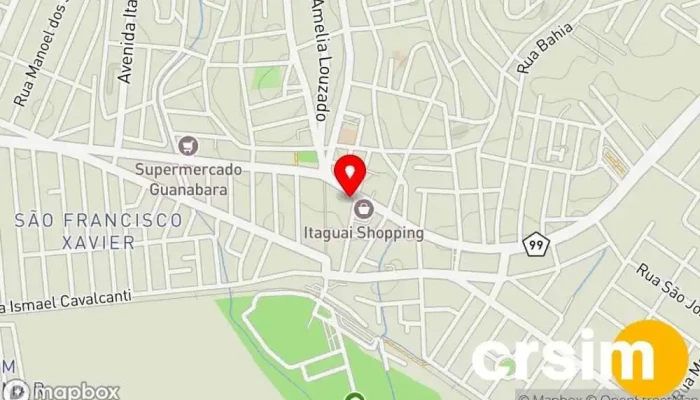 mapa de Lojas Leader - Itaguaí Loja de departamento em Itaguaí