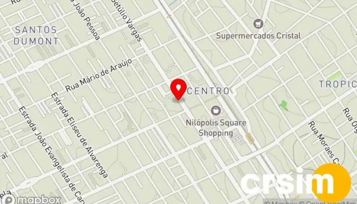mapa de Lojas Nalin Loja de Roupa em Nilópolis