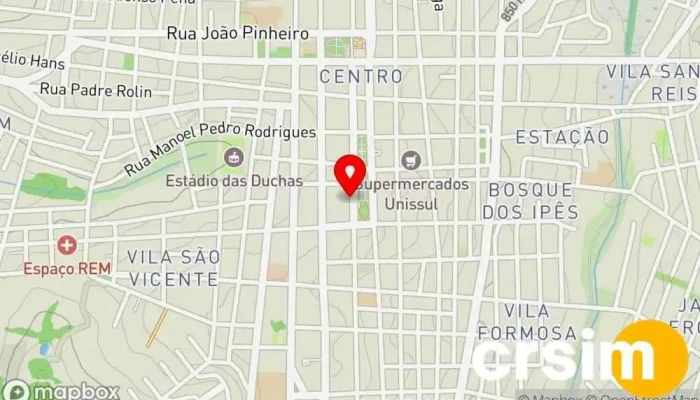 mapa de Lojas Renner Loja de Roupa em - Centro