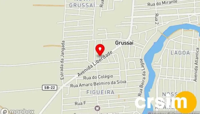 mapa de Lolô Material de Construção Loja de materiais de construção em São João da Barra