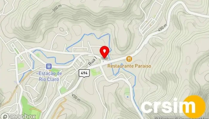 mapa de LP MOTOS RIO CLARO Loja de peças para motocicletas em Rio Claro