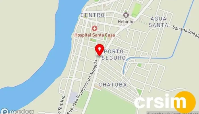 mapa de Luiza m.com Center Loja de móveis em São João da Barra