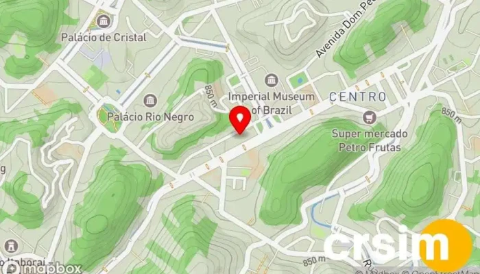 mapa de Lupo Loja de moda feminina em Petrópolis