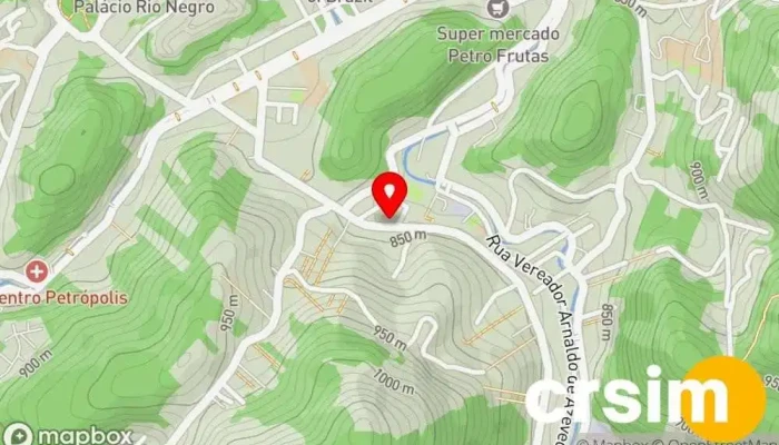 mapa de Luz & Sombra Loja de moda feminina em Petrópolis