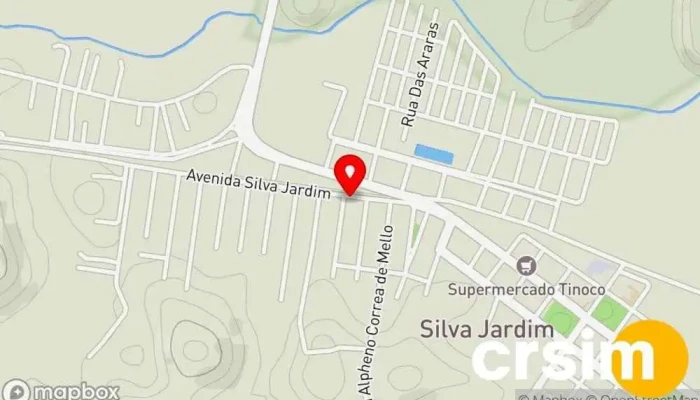 mapa de M A R SILVA PECAS E ACESSORIOS PARA MOTOS Loja em Silva Jardim